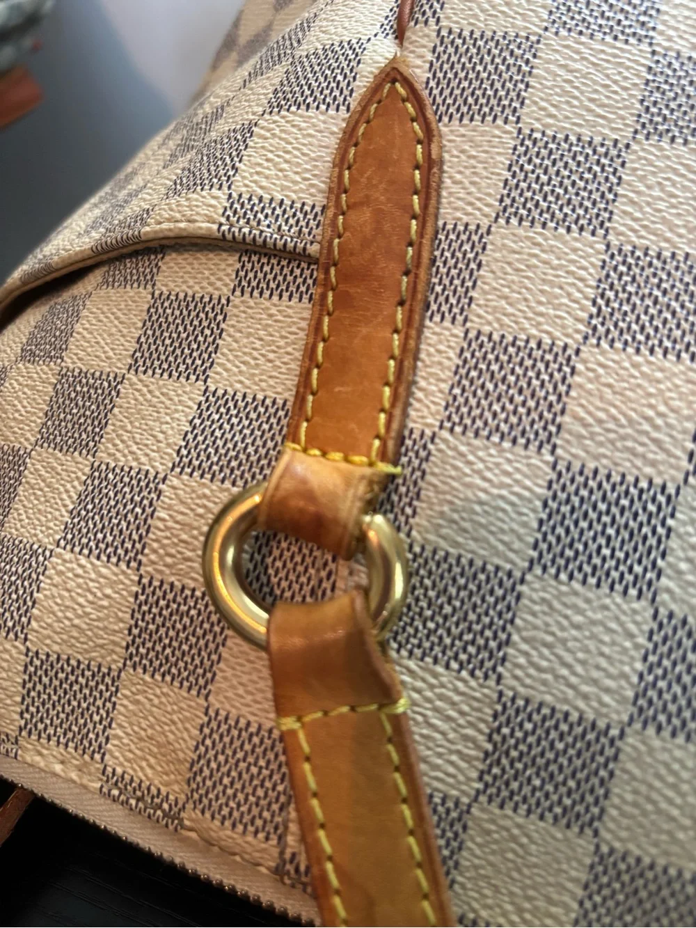 Authentic Louis Vuitton Discontinued Totally MM Tote – Damier Azur Canvas